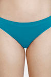 Zivame Medium Rise Full Coverage Seamless Bikini Panty - Harbor Blue — thumbnail 4